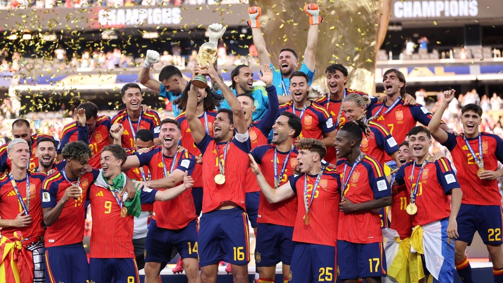 Dominio total, apabullante triunfo de España y campeón del Mundo