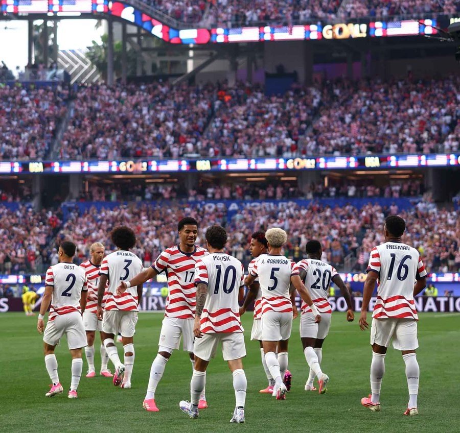 Le sobraron 45 minutos: fútbol total de Estados Unidos