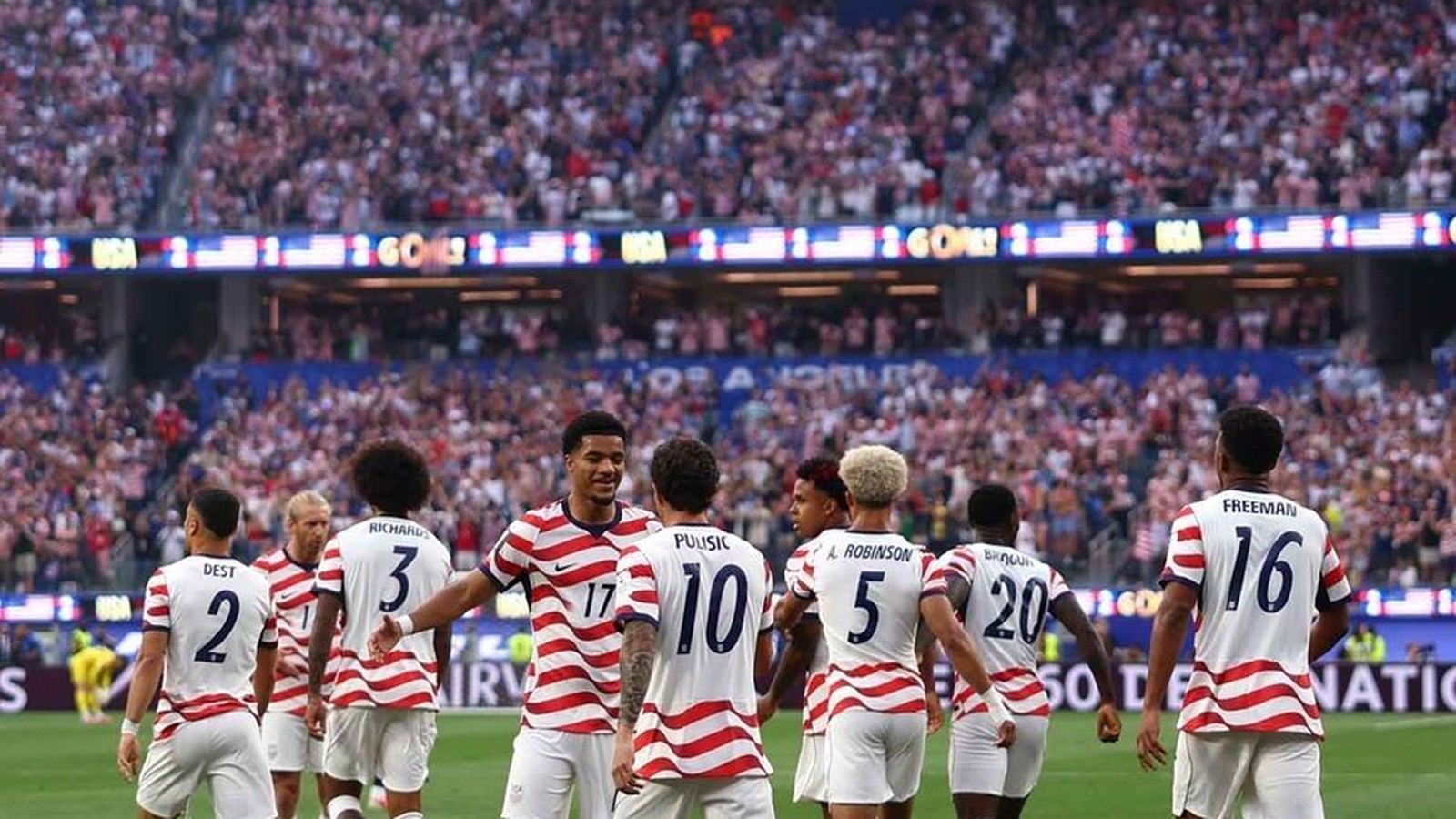 Le sobraron 45 minutos: fútbol total de Estados Unidos